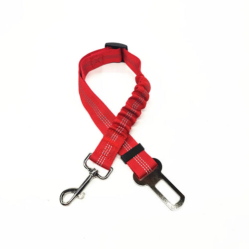 Adjustable Dog Car Seat Belt – Reflective Padded Harness