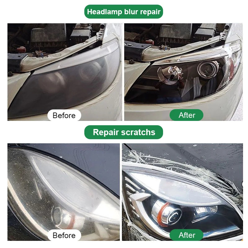Car Headlight Restoration Liquid Scratch Repair Kit